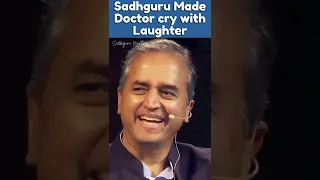 Sadhguru Made a Doctor cry with his humor #funny #jokes #comedy