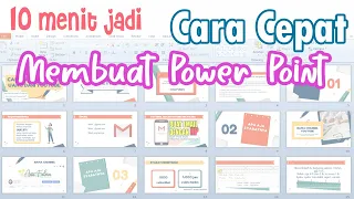 HOW TO QUICKLY CREATE POWER POINTS | ONLY 10 MINUTES