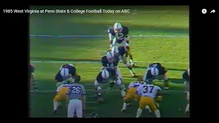 1985 West Virginia at Penn State & College Football Today on ABC