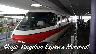 Magic Kingdom Express Monorail 2019 4K Full Ride | Walt Disney World Orlando Florida