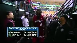 Celtics Fan Pours Beer on Lebron James Head