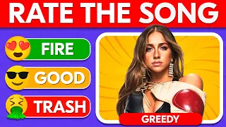 Rate the Song 🎵 The Hottest Hits of 2023-2024 Tier list | Music Quiz