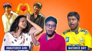 Matured Boy 😂 Vs immatured Girl 😑 | Raabi | Reaction Video | #raabi