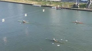 20240228 ナショナルチーム選考レース M1X FinalA 荒川龍太優勝！　パリオリンピック日本代表に決定！