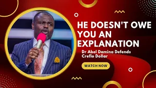 DR ABEL DAMINA RESPONDS TO PROPHET UEBERT ANGEL.