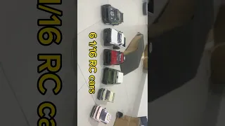 1/16 RC cars versus race! #shorts