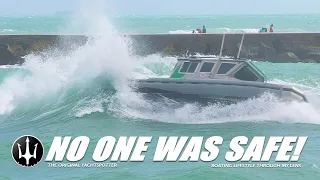 HAULOVER INLET IS CLOSED BY BAD WEATHER! NO ONE WAS SAFE! YACHTSPOTTER MIAMI