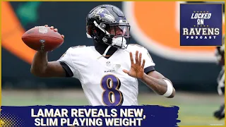 Baltimore Ravens QB Lamar Jackson reveals new slim current playing weight, big 2024 season incoming?