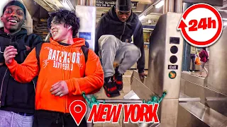 TERRORIZING NEW YORK CITY FOR 24 HOURS!!! *GOT ARRESTED*