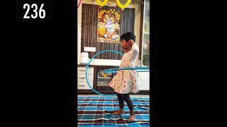 YOUNGEST TO COMPLETE MAXIMUM ROTATIONS WITH 85 CM HULA HOOP