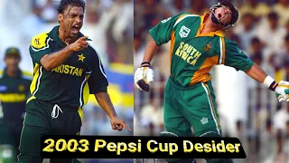 South africa tried to chase 193 | Speed master shoaib akhtar | Pepsi cup desider |