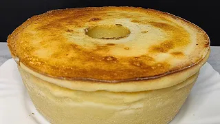 Esse é o bolo de leite que você vai querer todo dia! 😋