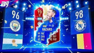 INSANE FUT CHAMPIONS REWARDS AND TOTS PLAYER PICKS! TOTS HAZARD IN A PACK! | FIFA 19 ULTIMATE TEAM