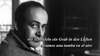 Paul Celan - Todesfuge / Fuga de la muerte (sub español)