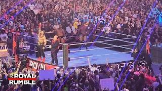 WWE Royal Rumble 2024 WWE Champion Roman Reigns Live Entrance Crowd Reaction