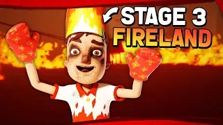 SAVING ALL THE KIDS! STAGE 3: FIREMAN VS FIRE! (Hello Neighbor Hide and Seek Full Gameplay)