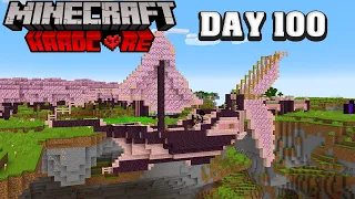 100 Days on Minecraft Hardcore Floating Islands!
