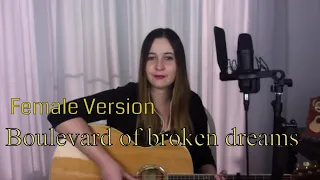 [Female Version] Boulevard Of Broken Dreams - Green Day - Cover By Melissa Kellie