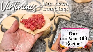 How to Make the Best Dumplings | Lithuanian Style! #oldrecipe #dumplingrecipe #largefamilyvlogs