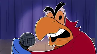 Iago tells a joke.