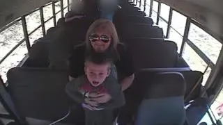 Watch Bus Driver Save A 5-Year-Old Boy's Life After Choking On Penny