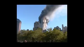 9-11 United Airlines Aircraft hit the south tower     Kevin's Video