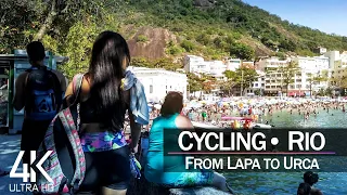 【4K 60fps】🇧🇷 VIRTUAL CYCLING TOUR: 🚴‍♂️ «Rio de Janeiro - Brazil 2021» 🎧 Original Sounds 📺 Ultra HD