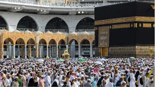 UMRAH 2023 live ||pilgrims perfomed Tawaf Around Holy Kabah