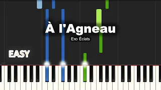 Exo Éclats - À l'Agneau | EASY PIANO TUTORIAL BY Extreme Midi