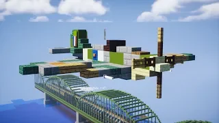 Minecraft Supermarine Spitfire RAF Fighter Tutorial