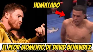 ¡POR HABLADOR! LA CAÍDA DE DAVID BENAVIDEZ EN SU PEOR MOMENTO COMO BOXEADOR