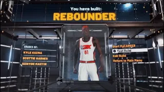 *SUPER RARE* REBOUNDER BUILD in NBA 2K22!