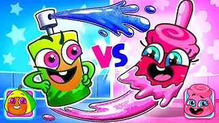 Pink or Blue Duel Song 🩷💙 I Lost My Pretty Color 😨 VocaVoca🥑 Kids Songs & Nursery Rhymes