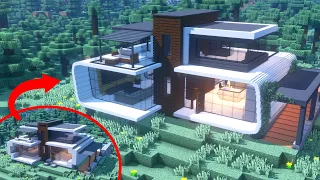 I Transformed This Modern Minecraft House In INSANE Detail
