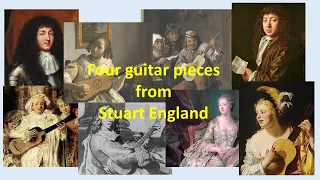 Four guitar pieces from Stuart England, played by Taro Takeuchi