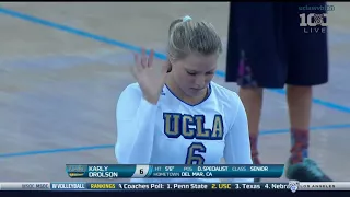 Washington at UCLA - NCAA Women's Volleyball (Oct 2nd 2015)