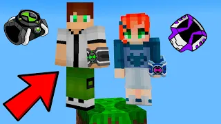 APENAS UM BLOCO DE BEN 10 EM DUPLA para MINECRAFT!