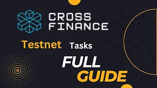 CrossFi | How to complete crossfi testnet tasks | Full guide