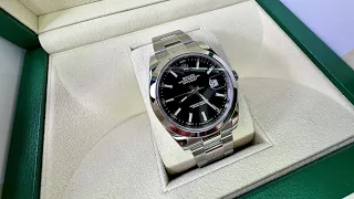 Rolex Datejust 126300 black dial