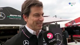 Toto Wolff Post Race Interview - Merc can at Silverstone - Canadian GP F1 2023