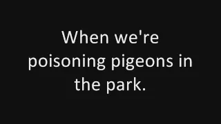 Tom Lehrer: Poisoning Pigeons In The Park (studio solo) (1959)