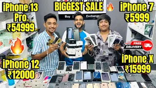 Biggest iPhone Sale Ever 🔥| Cheapest iPhone Market  |  Second Hand Mobile | iPhone15 Pro iPhone 14