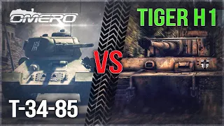 КТО КРУЧЕ? 🔥 Т-34-85 против TIGER H1 в WAR THUNDER 🔥