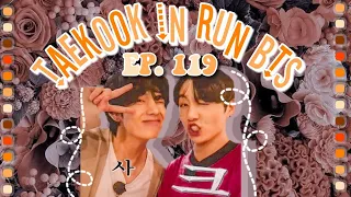 Run BTS ep. 119 || taekook In Run BTS 119