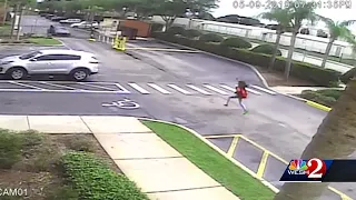 Video shows vehicle following young girl as she screams and runs for help: 'It's just shocking'