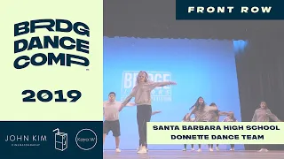 Santa Barbara High School Donnette’s Dance Team | Front Row | Bridge Jr's 2019