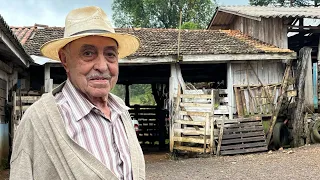 IDOSO DE 91 ANOS DA EXEMPLO DE VIDA E TRABALHO -ANTÔNIO ESMÉRIO