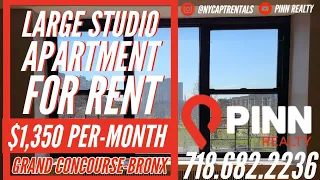 Pre-War Studio Apartment For Rent - Grand Concourse, Bronx | Bronx Apartment Tour | Pinn Realty