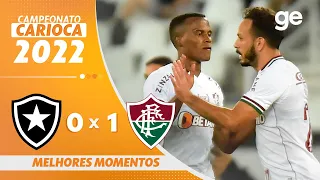 BOTAFOGO 0 X 1 FLUMINENSE | MELHORES MOMENTOS | SEMIFINAL CARIOCA 2022 | ge.globo