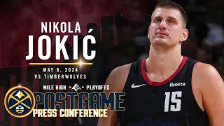 Nikola Jokić Full Post Game Two Press Conference vs. Timberwolves 🎙